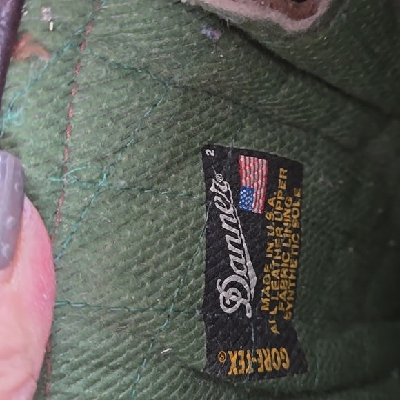 Danner Brown Leather Boots Grunge Ready Leather Old School 10.5 Mens Work Boot - Picture 8 of 11